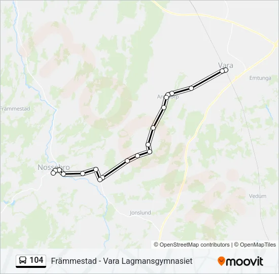 104  Line Map