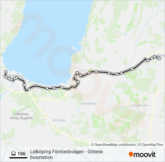 106  Line Map