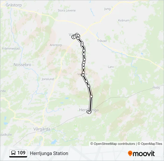 109  Line Map
