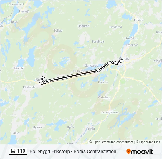 110  Line Map