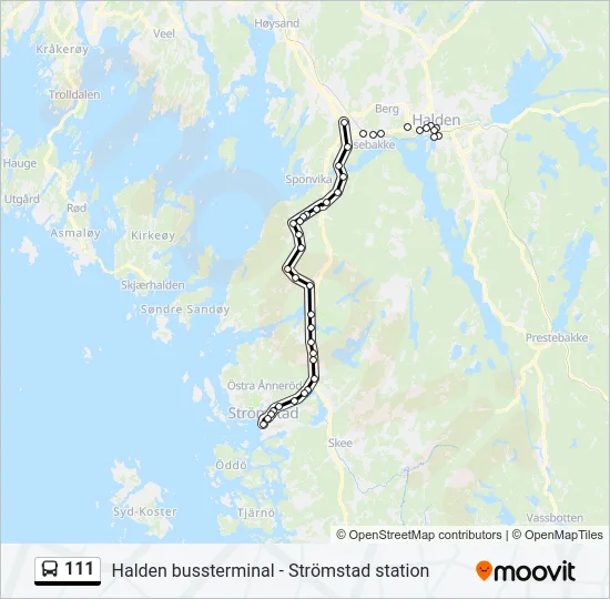 111  Line Map