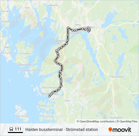 111  Line Map