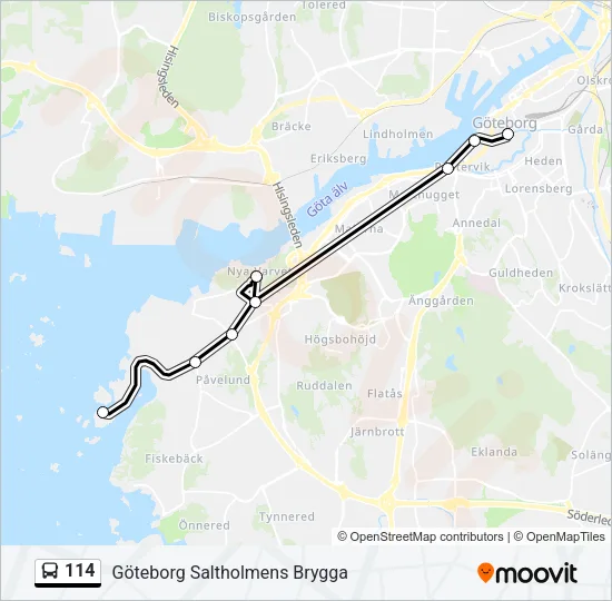 114  Line Map