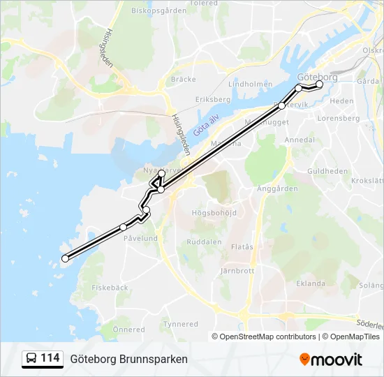 114  Line Map