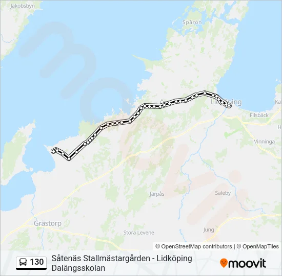 130  Line Map