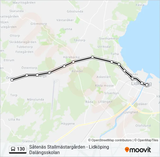 130  Line Map