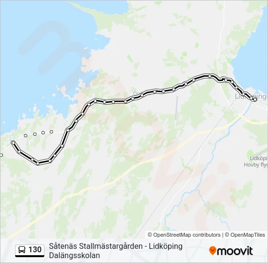 130  Line Map