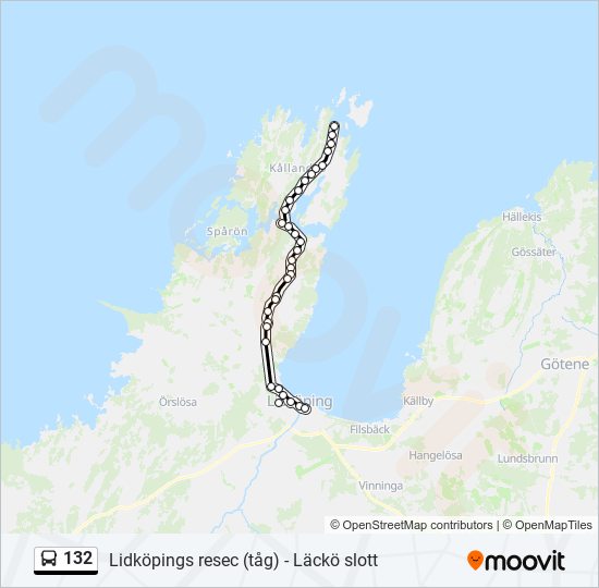 132 Route: Schedules, Stops & Maps - Spiken (Updated)