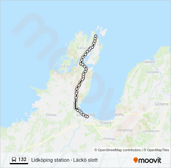 132  Line Map