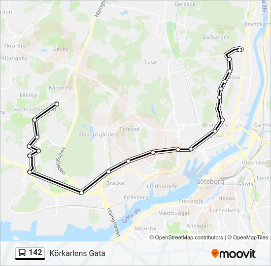 142  Line Map
