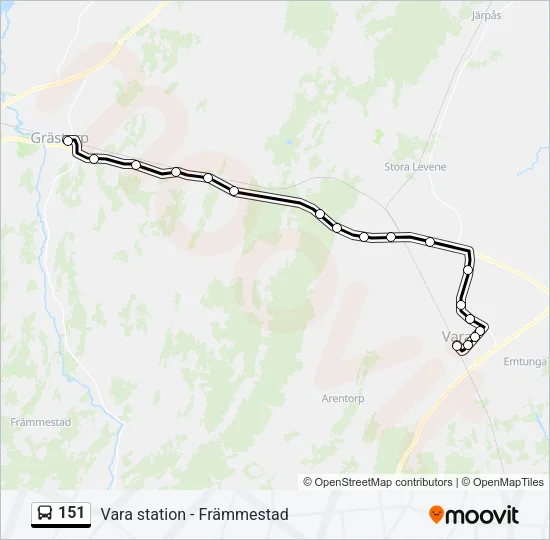 151  Line Map