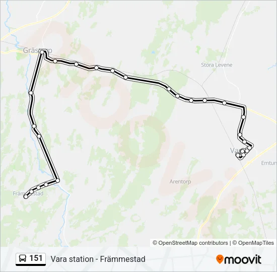 151  Line Map
