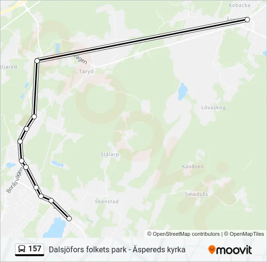 157  Line Map