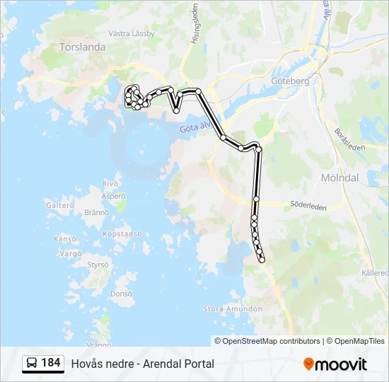 184  Line Map
