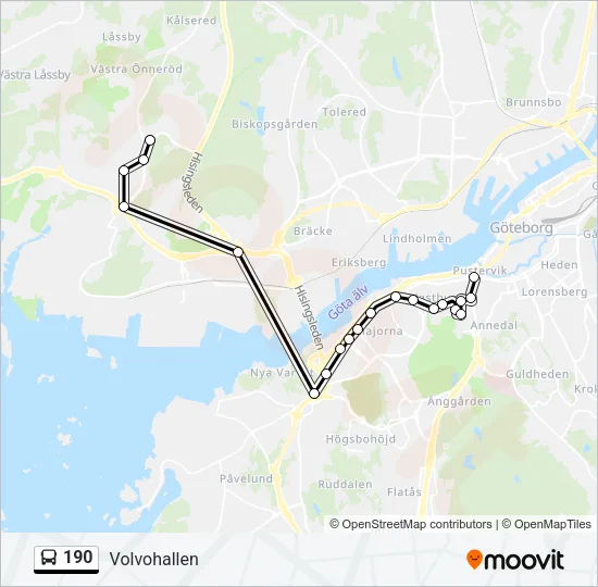 190  Line Map