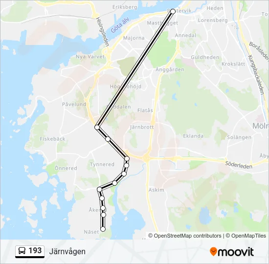 193  Line Map
