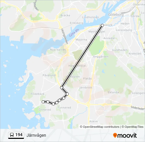 194  Line Map