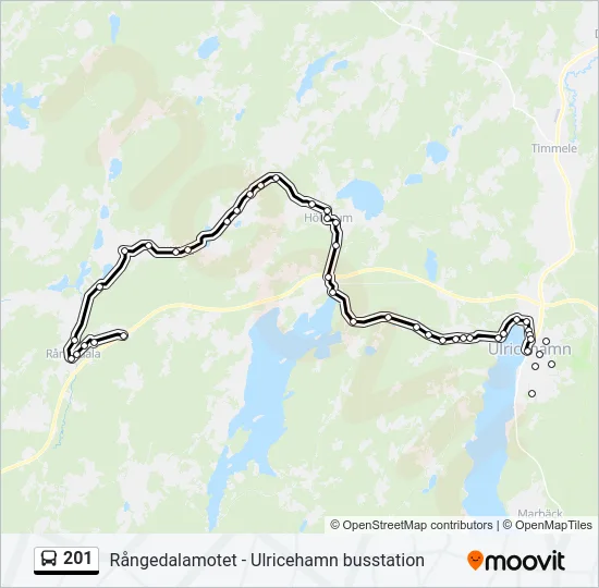 201  Line Map