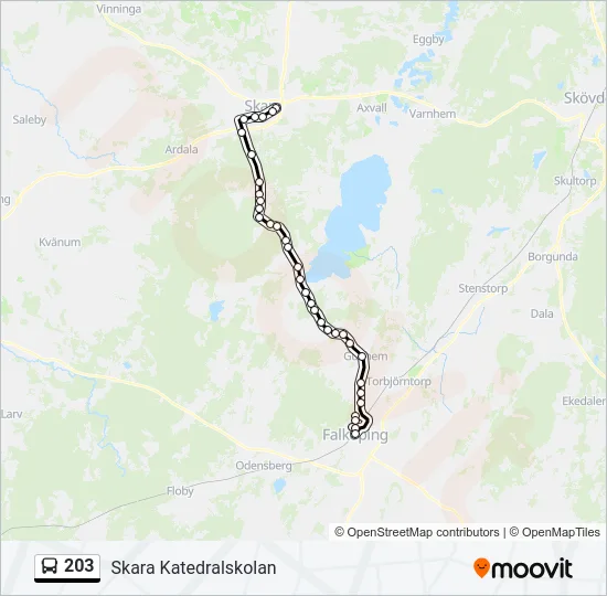 203  Line Map