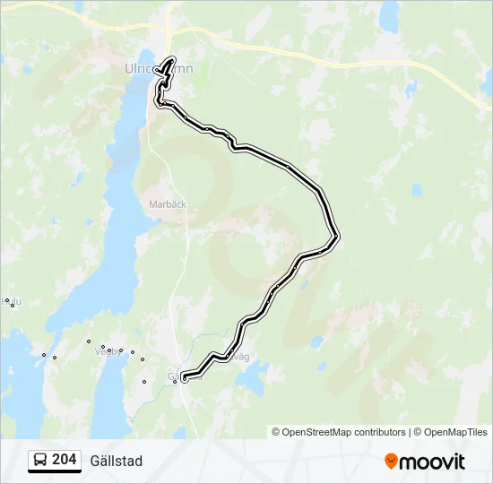 204  Line Map