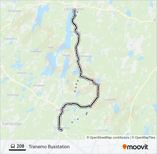 208  Line Map
