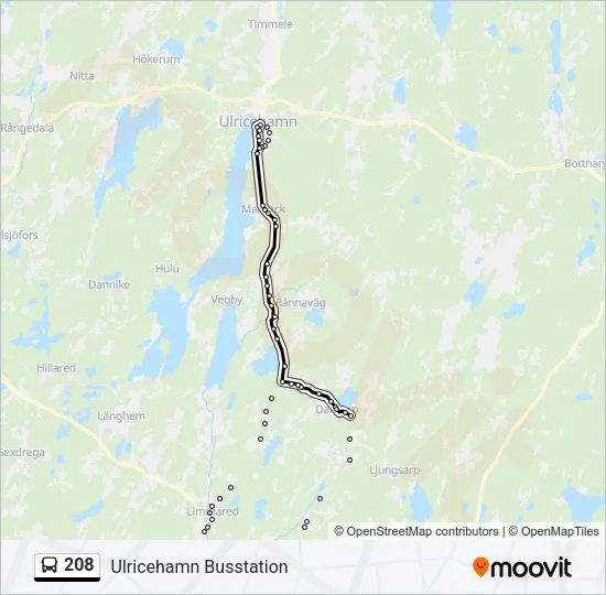 208  Line Map