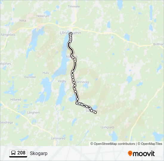 208  Line Map
