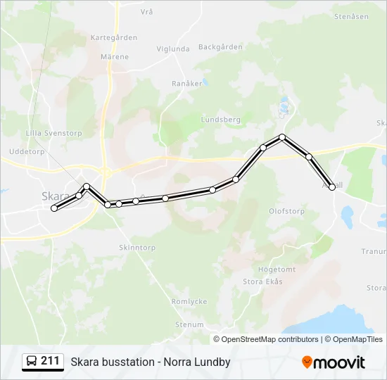 211  Line Map