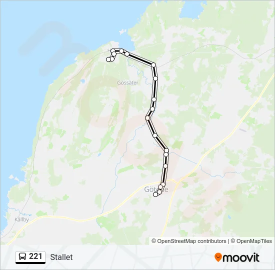 221  Line Map