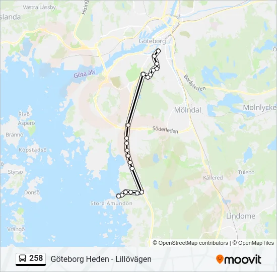 258  Line Map