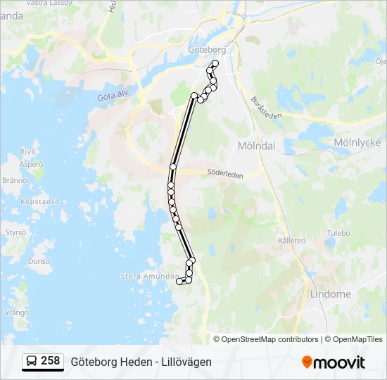 258  Line Map