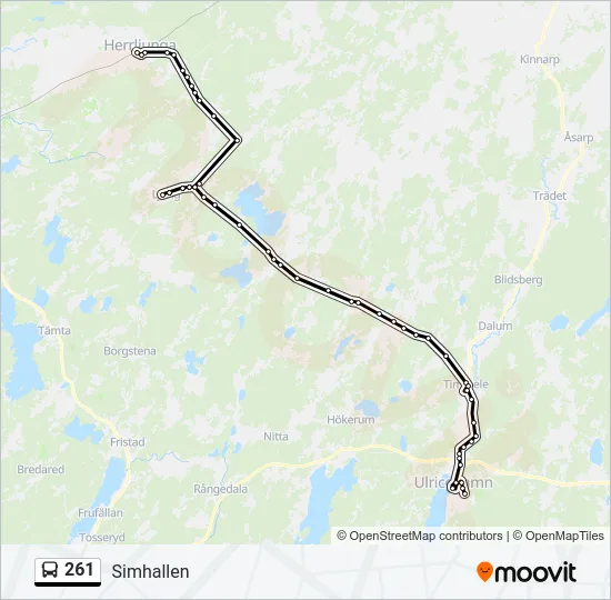 261  Line Map