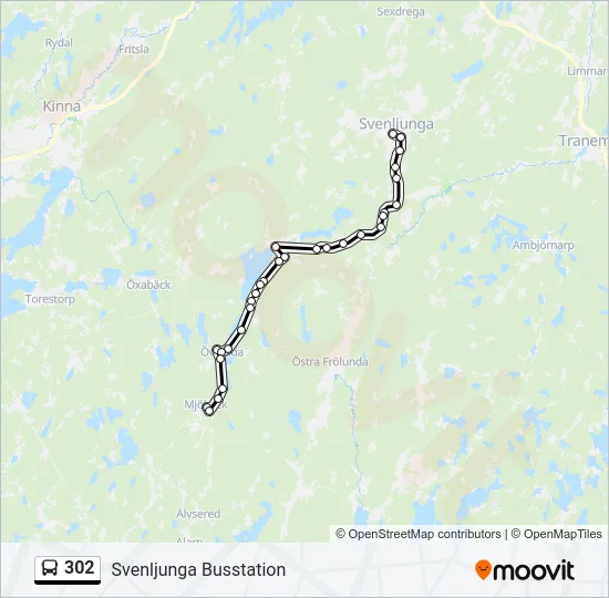 302  Line Map