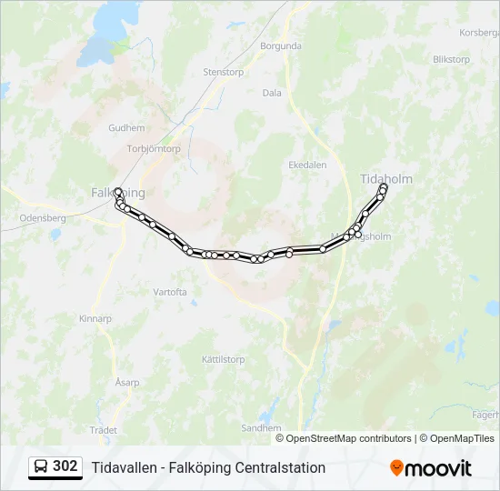 302  Line Map