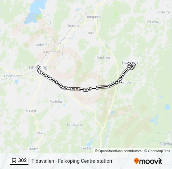 302  Line Map