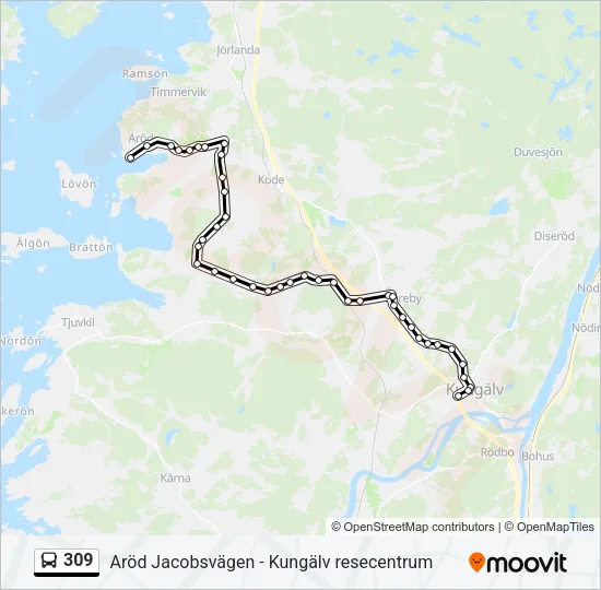 309  Line Map