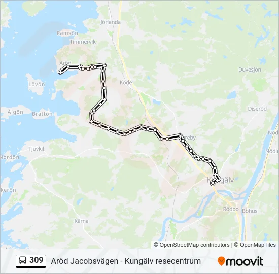 309  Line Map
