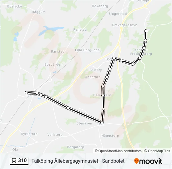 310  Line Map