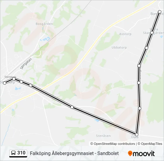 310  Line Map