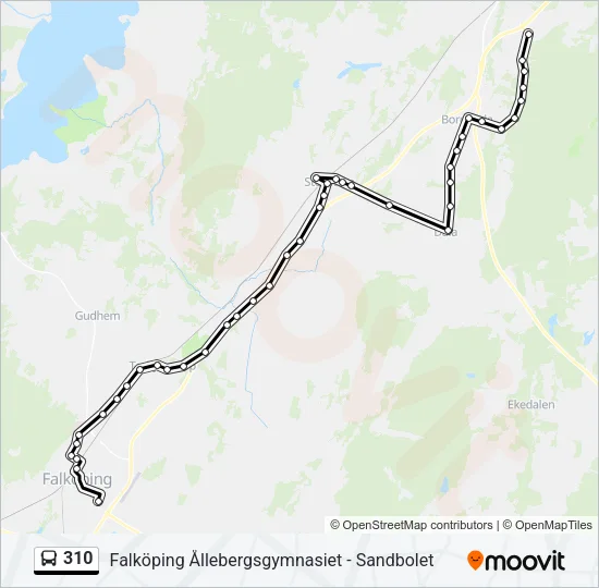 310  Line Map