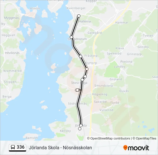 336  Line Map