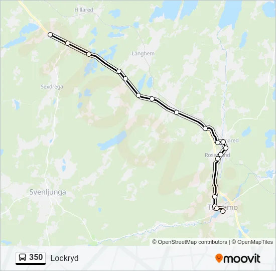 350 Bus Line Map
