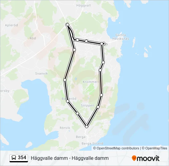 354  Line Map