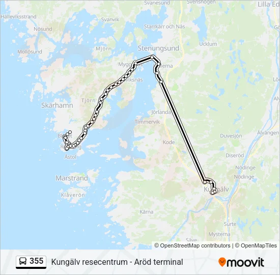 355  Line Map