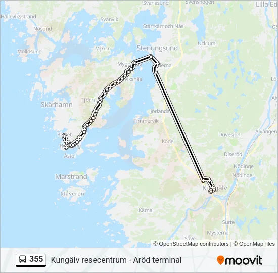 355  Line Map