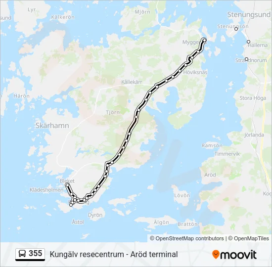 355  Line Map