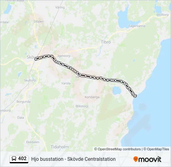 402  Line Map