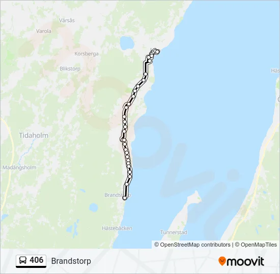 406  Line Map