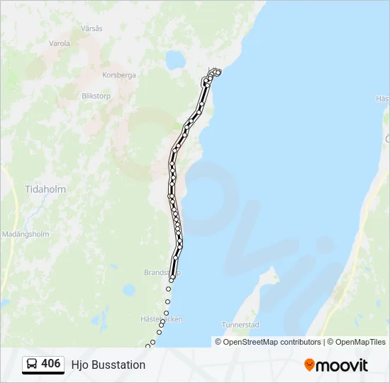 406  Line Map