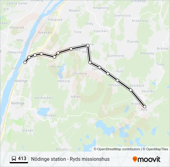 413  Line Map